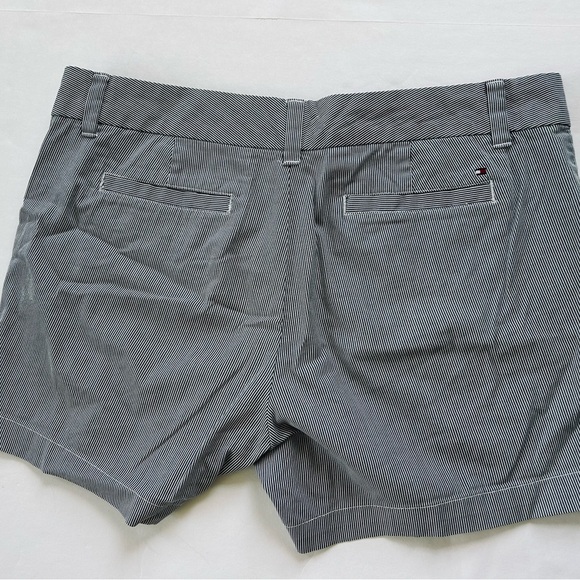 TOMMY HILFIGER Cotton Denim Pinstripe Shorts - Picture 5 of 5